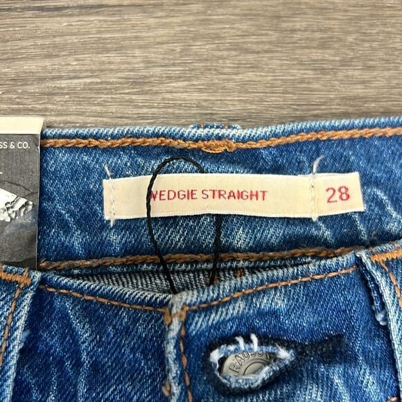Levi’s WEDGIE STRAIGHT FIT WOMEN'S JEANS 27x28 - Picture 9 of 12